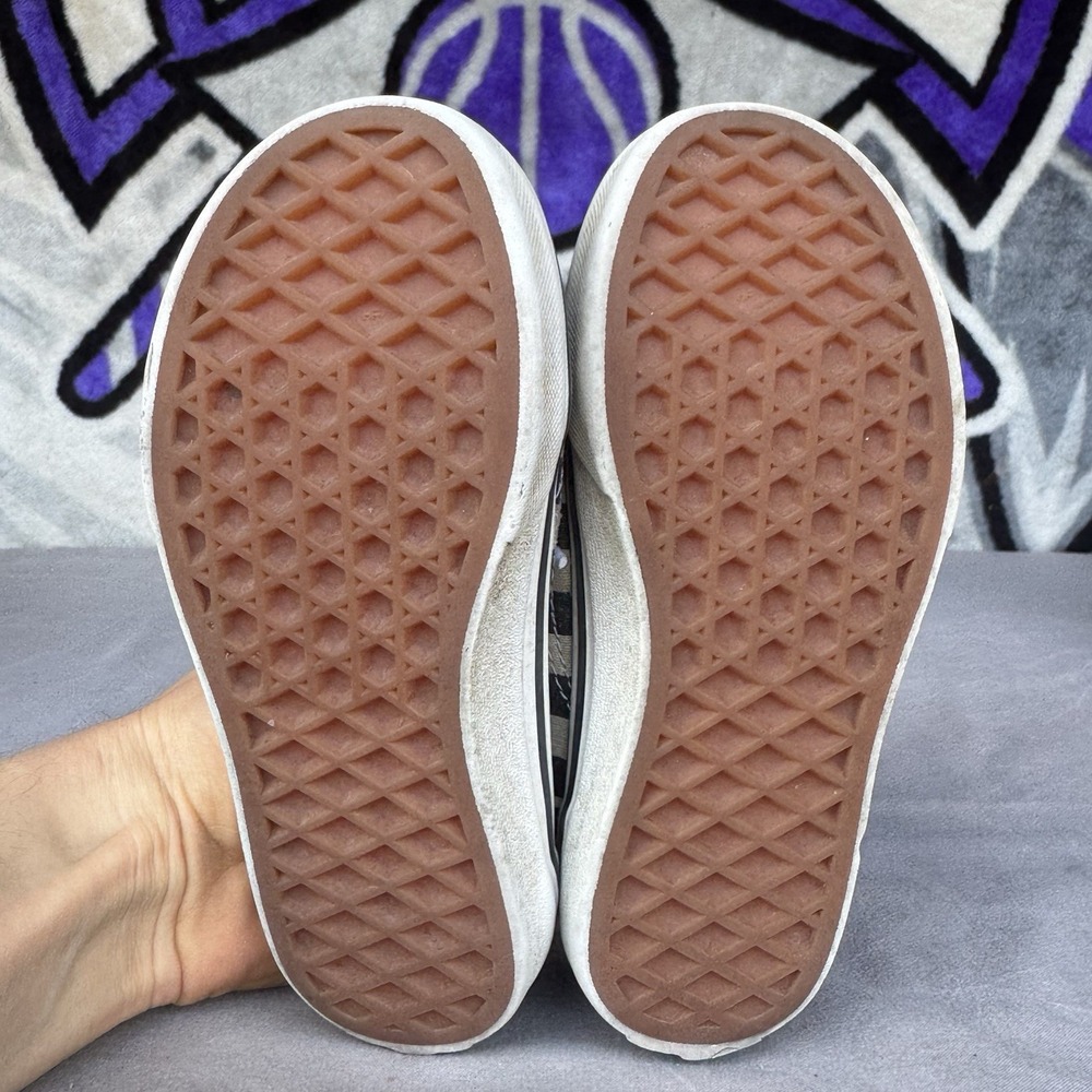 Size 12c - Vans Old Skool Checkers Black & White Kids Shoes Youth - Picture 5 of 7